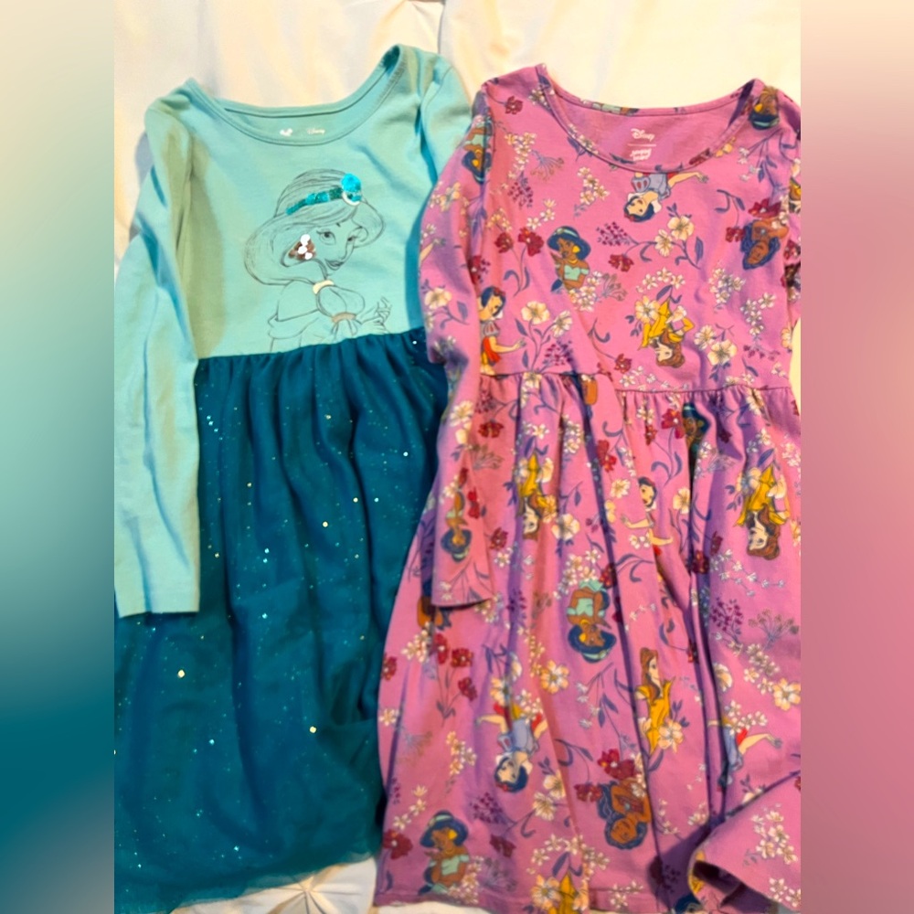 Disney Princess Dress Bundle! Both girls size 6